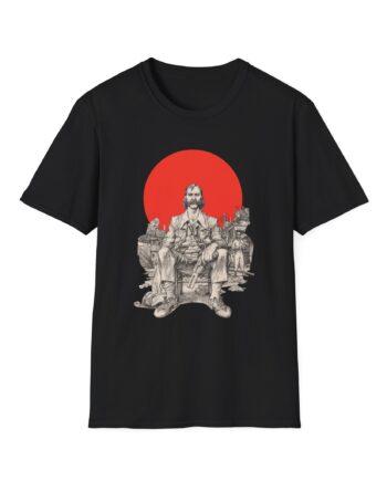 Disco Elysium Tequila Sunset Natural Unisex Softstyle T-shirt