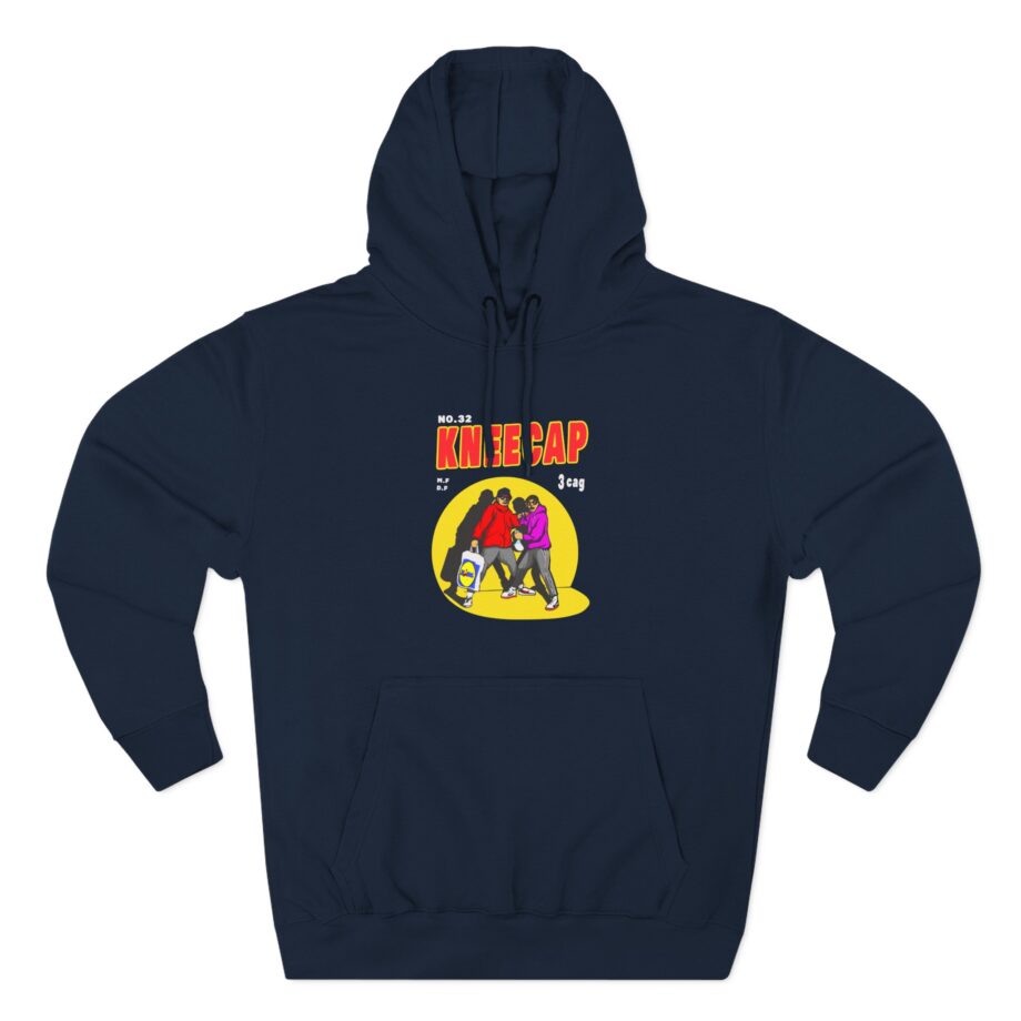 Kneecap Three-Panel Fleece Hoodie