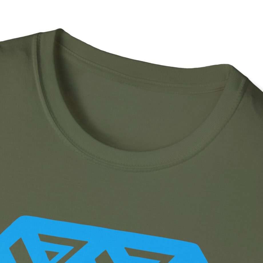 Dan Tdm Graffiti Blue Foil Unisex Softstyle T-shirt