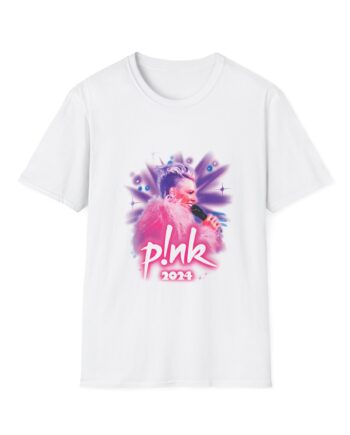 Pink Airbrushed 2024  Unisex Softstyle T-Shirt