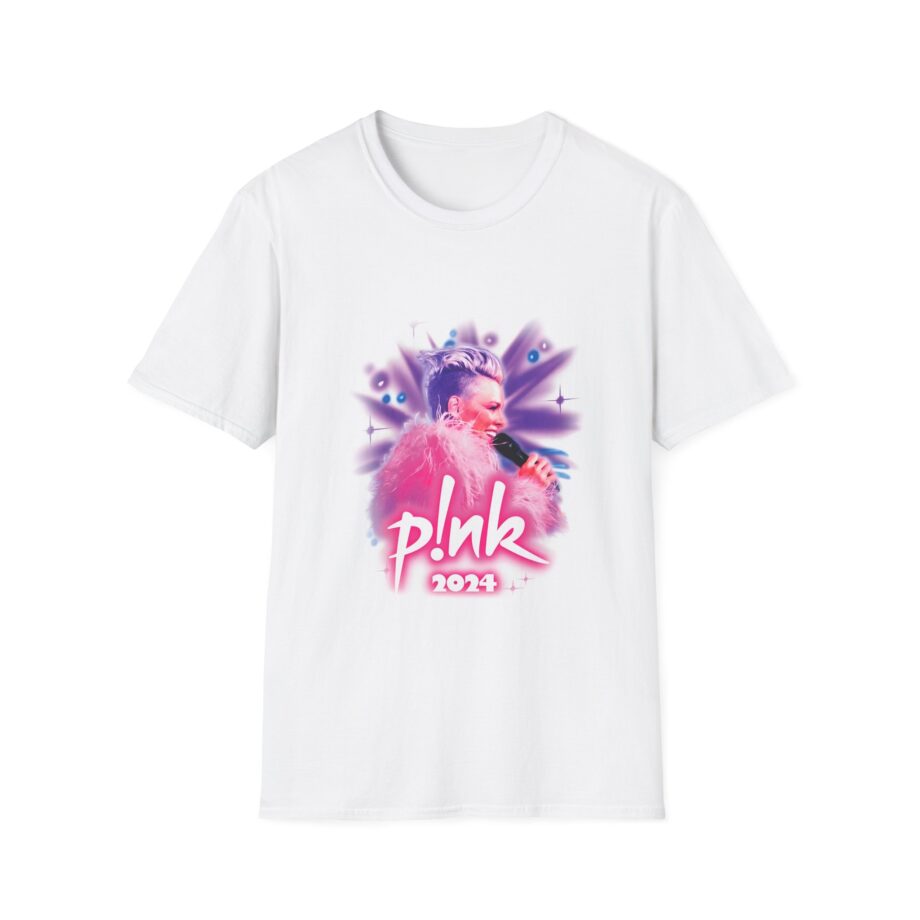 Pink Airbrushed 2024  Unisex Softstyle T-Shirt