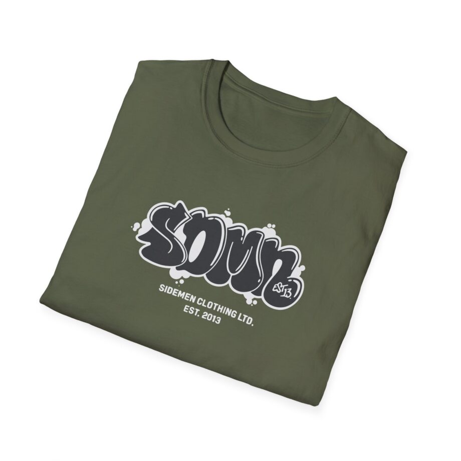 Sidemen Bubble Graffiti Unisex Softstyle T-Shirt