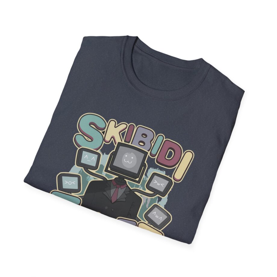 Dafuqboom Large Tv Man Static Unisex Softstyle T-Shirt