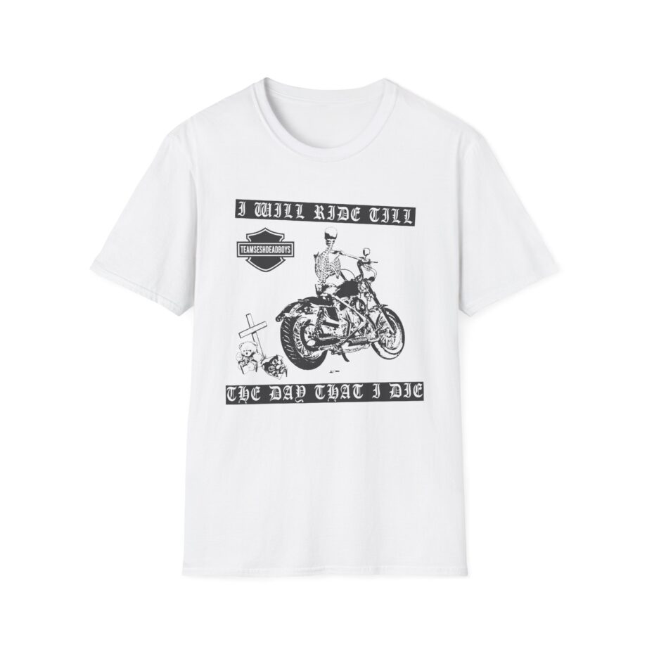 Bones Team Sesh Ride Till I Die Unisex Softstyle T-shirt