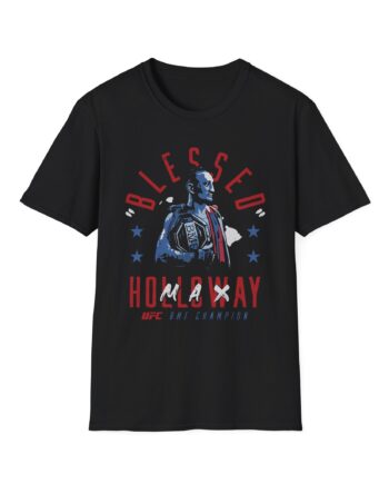 Max Holloway Blessed Bmf Champion Unisex Softstyle T-shirt