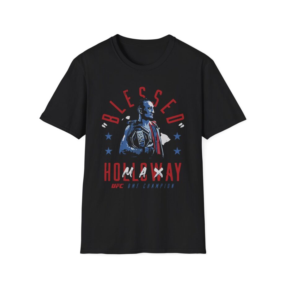 Max Holloway Blessed Bmf Champion Unisex Softstyle T-shirt