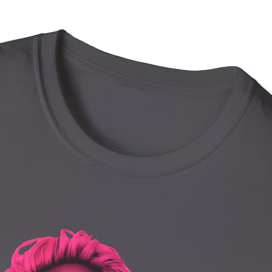 P!nk Silhouette Photo Peach Unisex Softstyle T-Shirt