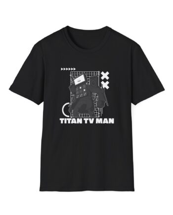 Dafuqboom Titan Tv Man Unisex Softstyle T-Shirt