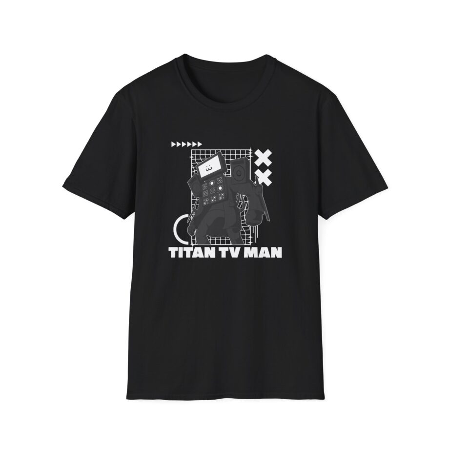 Dafuqboom Titan Tv Man Unisex Softstyle T-Shirt