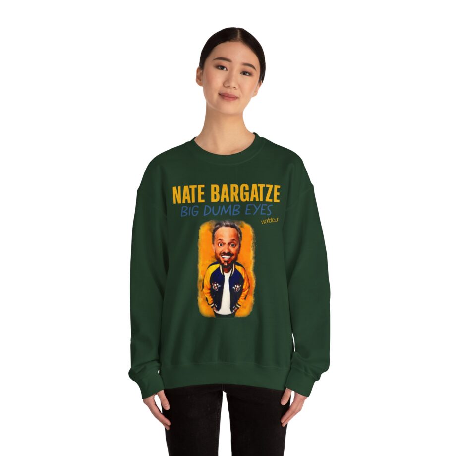 Nate Bargatze Big Dumb Eyes Tour Unisex Heavy Blend™ Crewneck Sweatshirt