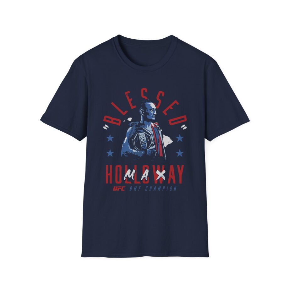 Max Holloway Blessed Bmf Champion Unisex Softstyle T-shirt