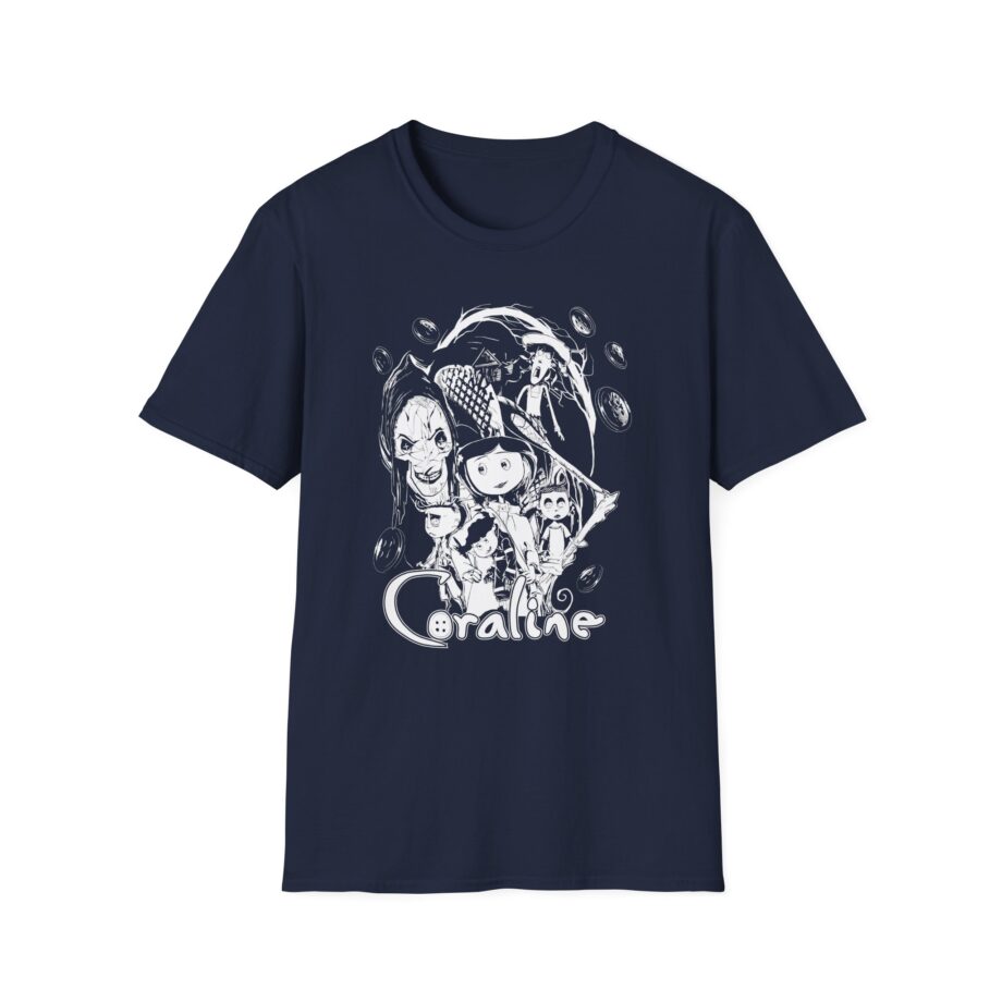 Coraline Group Buttons Unisex Softstyle T-shirt