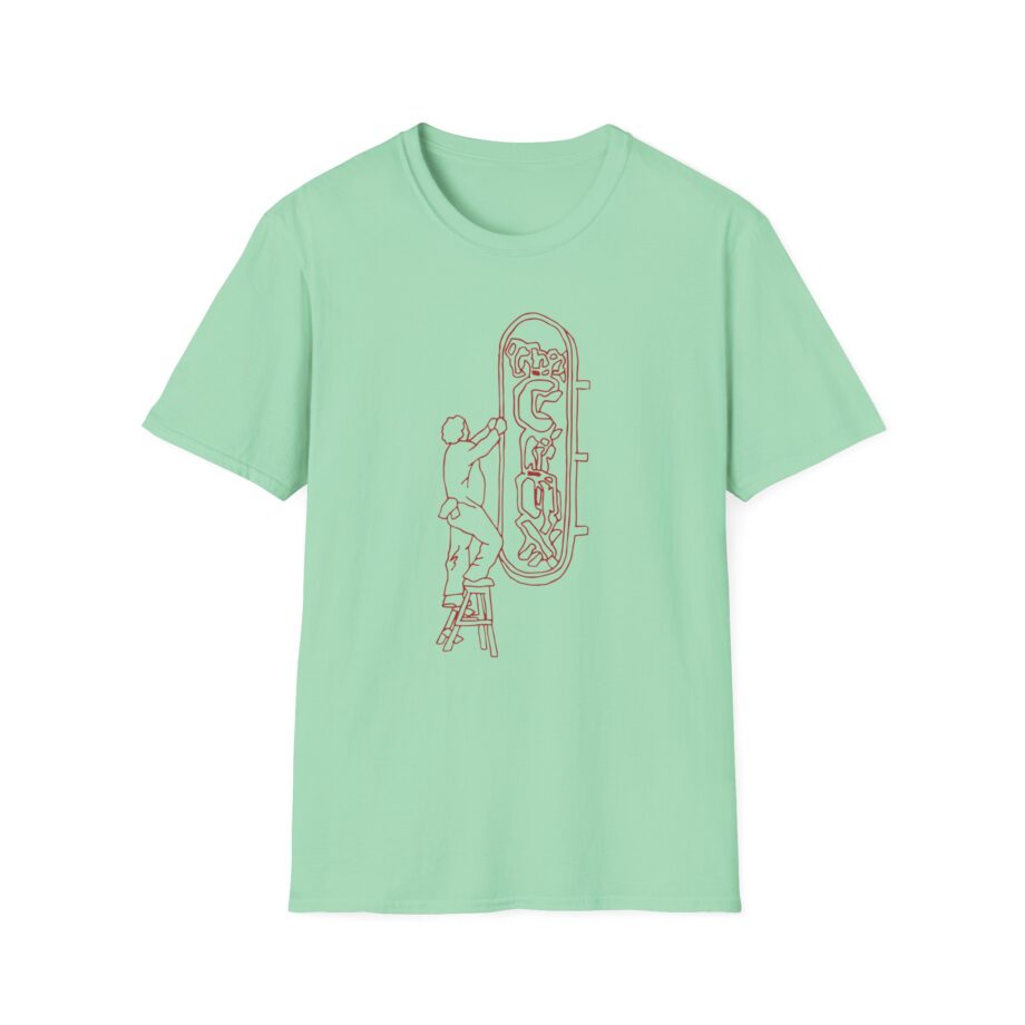 Djo The Crux Sign Ringer Unisex Softstyle T-Shirt