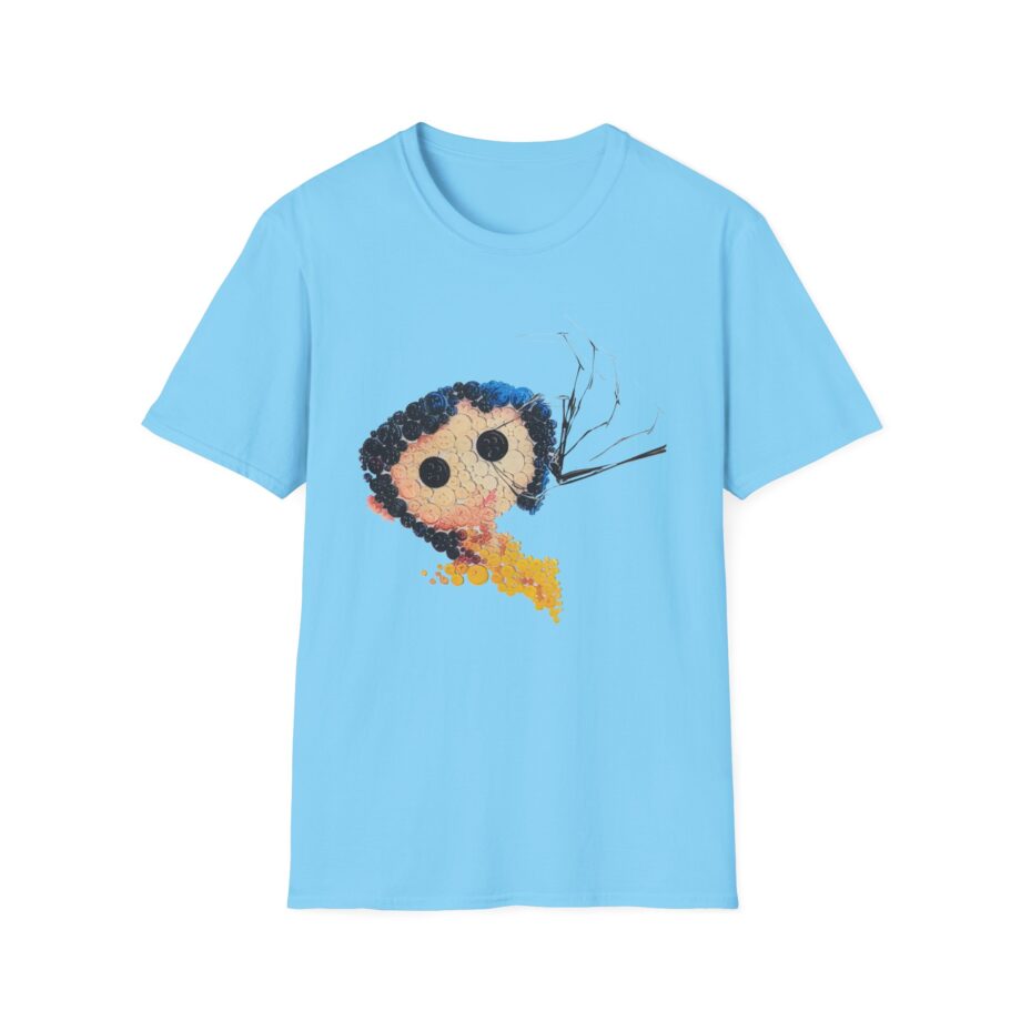 Coraline Button Art Anniversary Unisex Softstyle T-shirt