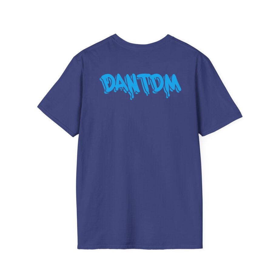 Dan Tdm Graffiti Blue Foil Unisex Softstyle T-shirt
