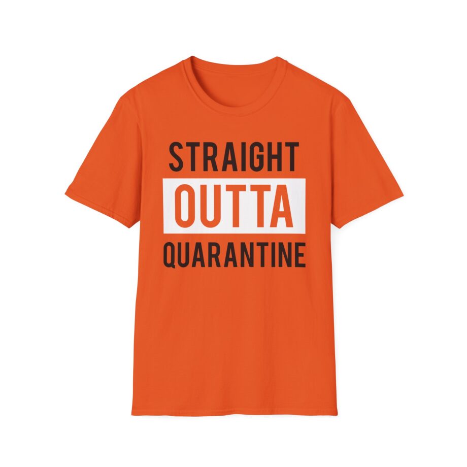 Nwa Straight Outta Quarantine Unisex Softstyle T-shirt