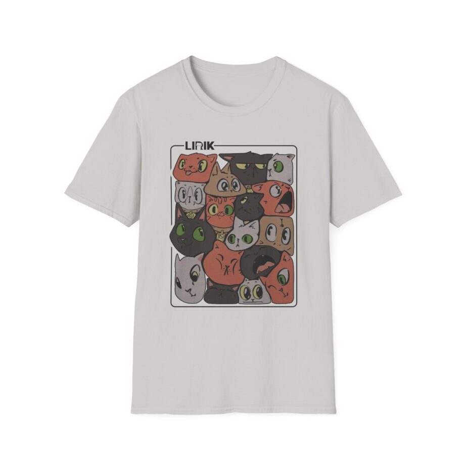 Lirik Squished Cat Jar Unisex Softstyle T-shirt