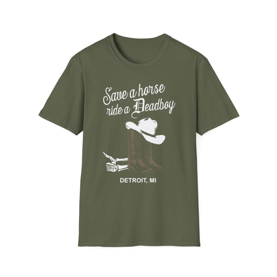 Bones Save a Horse Ride a Deadboy Unisex Softstyle T-shirt