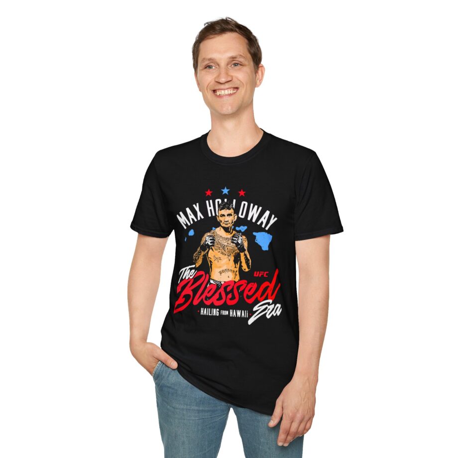 Max Holloway Blessed Unisex Softstyle T-shirt