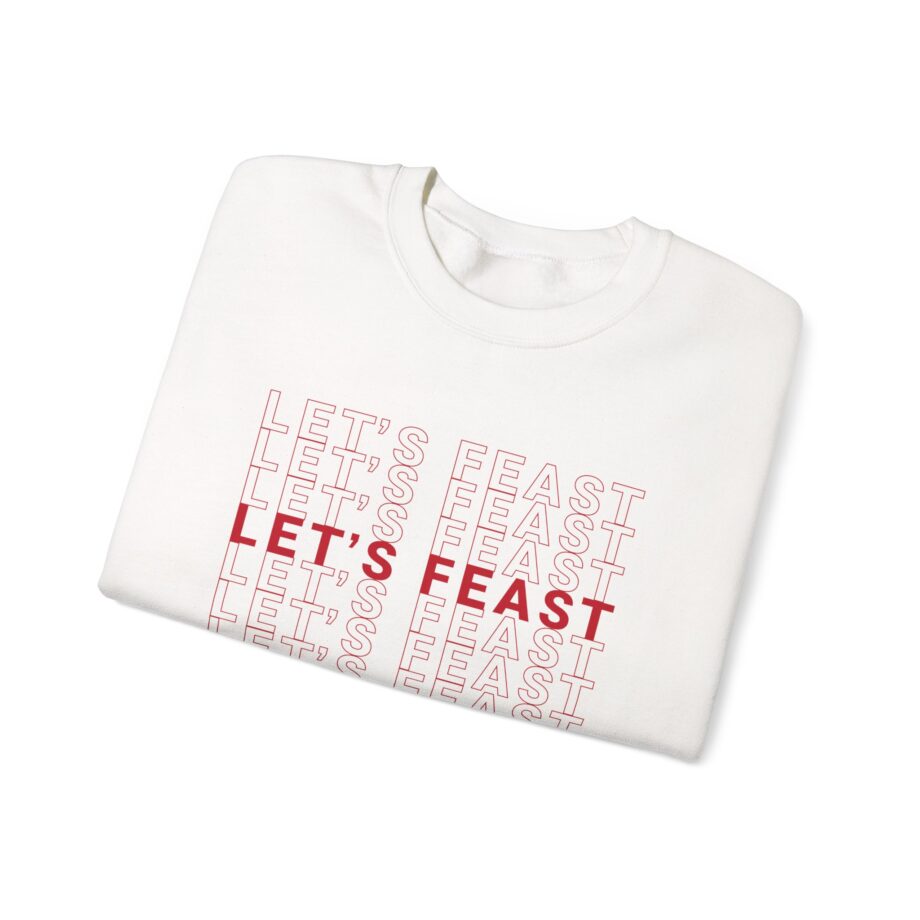 Elyse Myers Let’s Feast Unisex Heavy Blend™ Crewneck Sweatshirt