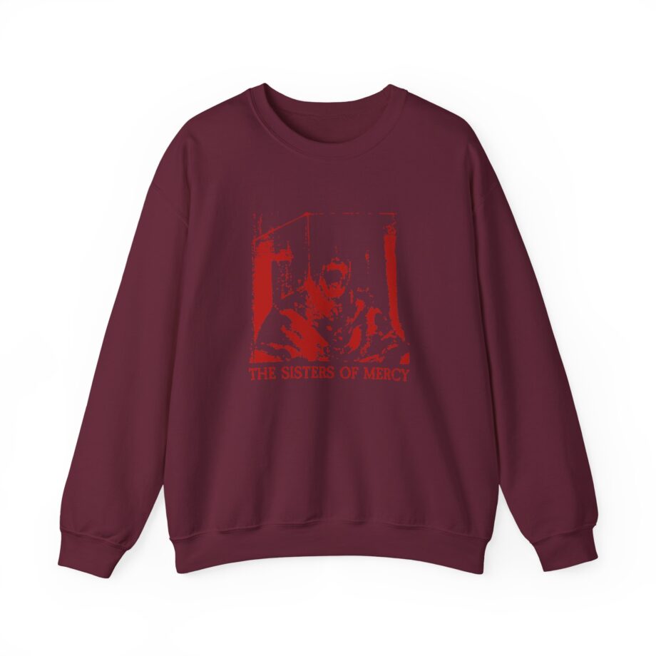 The Sisters Of Mercy Red Scream Unisex Heavy Blend™ Crewneck Sweatshirt