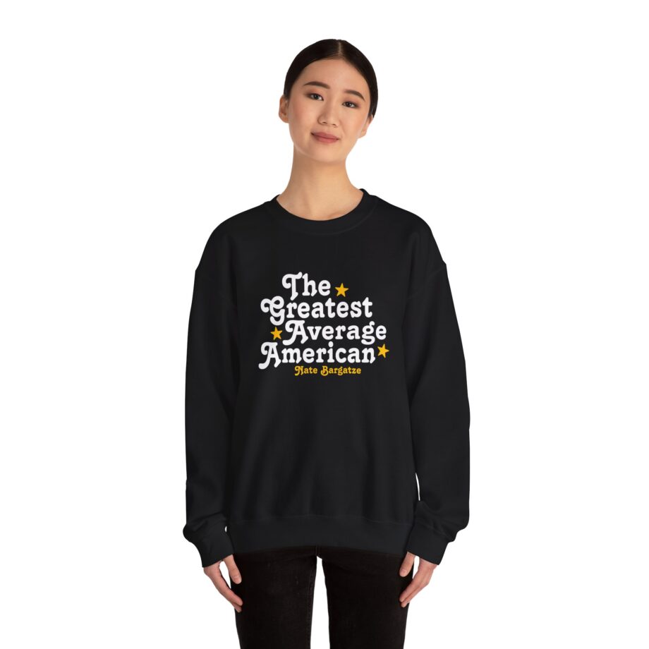 The Greatest Average American Nate Bargatze Unisex Heavy Blend™ Crewneck Sweatshirt