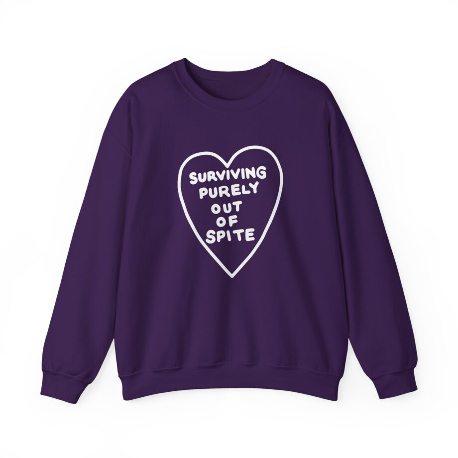 Elyse Myers Surviving Purely Out of Spite Unisex Heavy Blend™ Crewneck Sweatshirt
