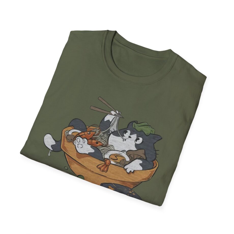 Lirik Ramen Cat Unisex Softstyle T-shirt