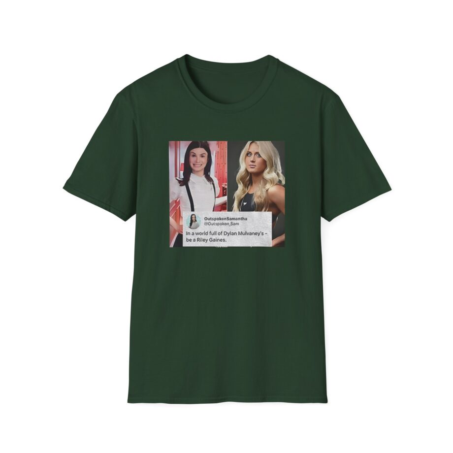 In a World Full of Dylan Mulvaney’s Be a Riley Gaines Unisex Softstyle T-Shirt