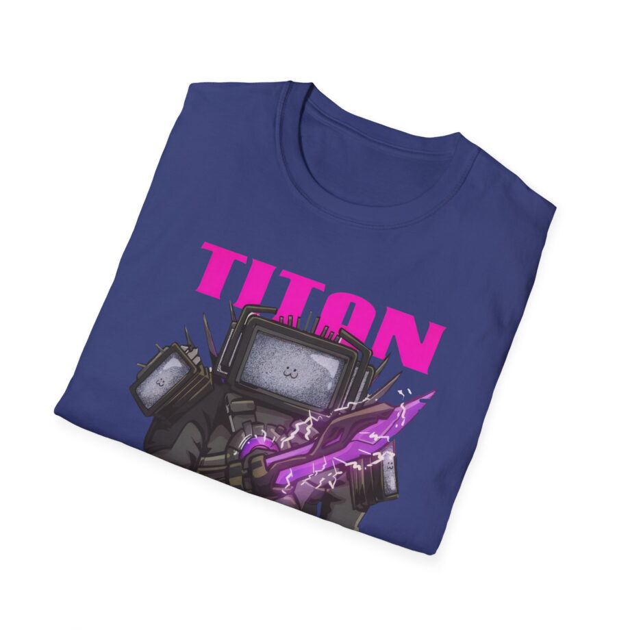 Dafuqboom Titan Tv Man Zap Unisex Softstyle T-Shirt