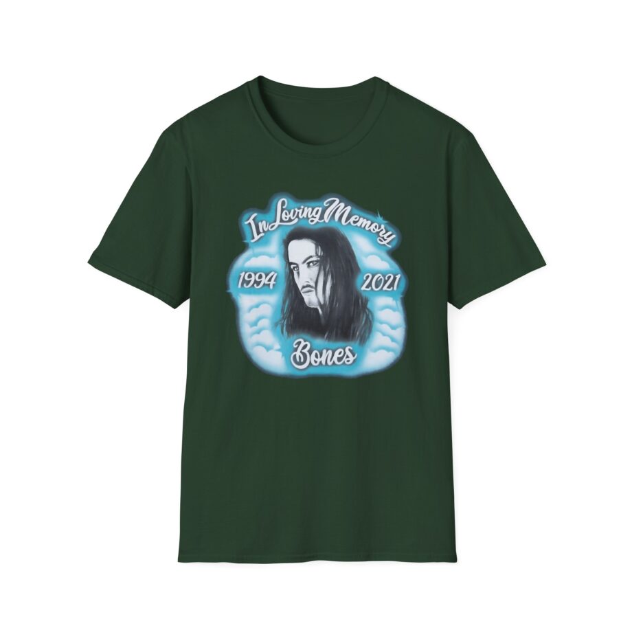 Bones in Loving Memory Unisex Softstyle T-shirt