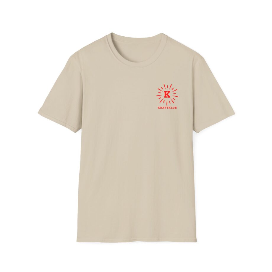 Kraftklub Glowing K Unisex Softstyle T-shirt