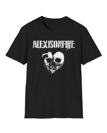 Alexisonfire Barbed Wire Heartskull Unisex Softstyle T-shirt