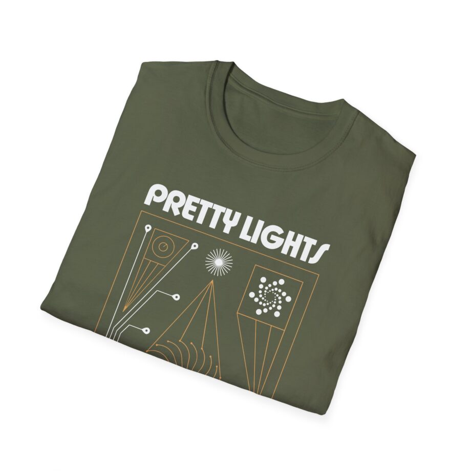 Pretty Lights Swirl Science Unisex Softstyle T-Shirt