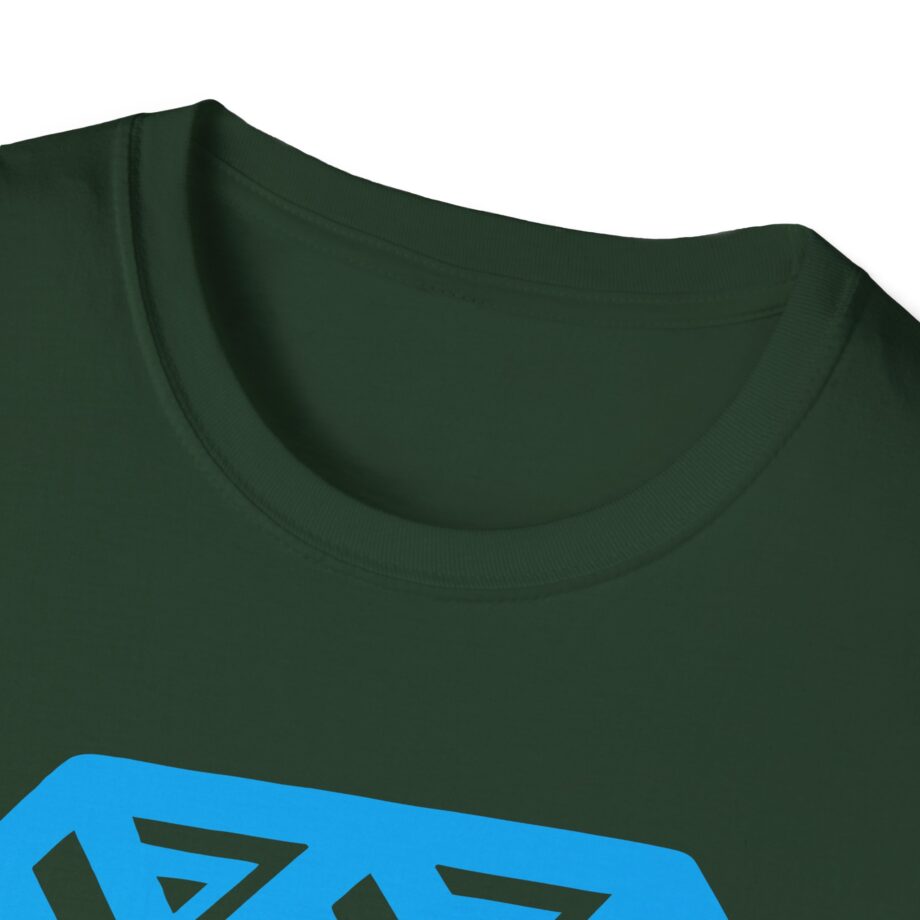 Dan Tdm Graffiti Blue Foil Unisex Softstyle T-shirt