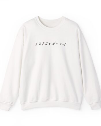 Rufus Du Sol Flower Ecru Unisex Heavy Blend™ Crewneck Sweatshirt