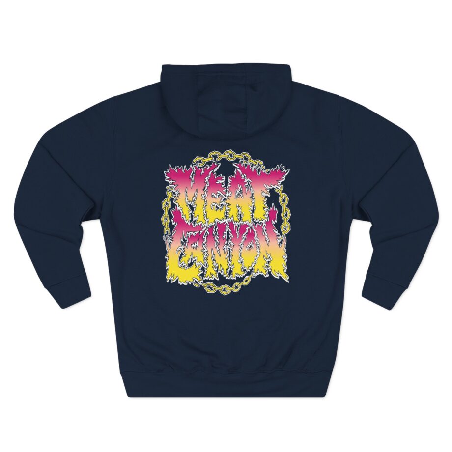 Papa Meat  Three-Panel Fleece Hoodie