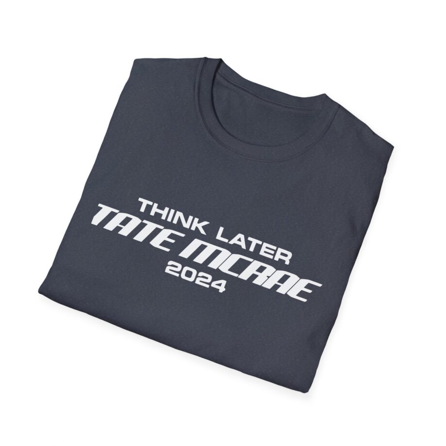 Tate Mcrae Think Later Unisex Softstyle T-Shirt
