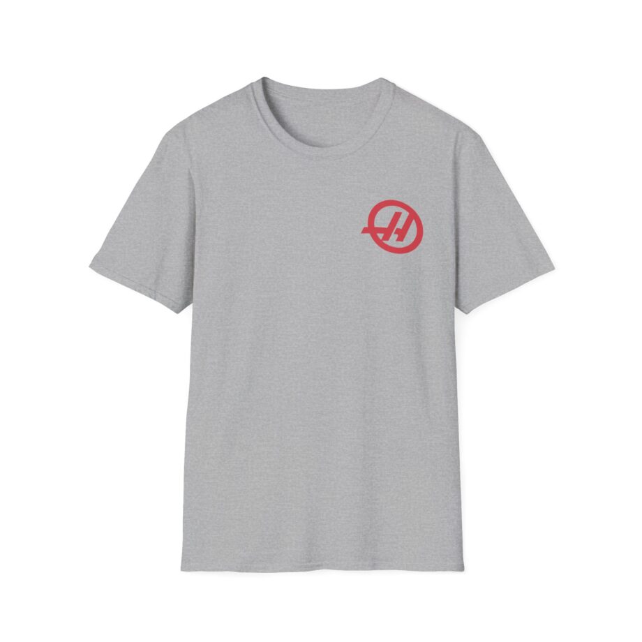 Haas F1 Small Logo Unisex Softstyle T-Shirt