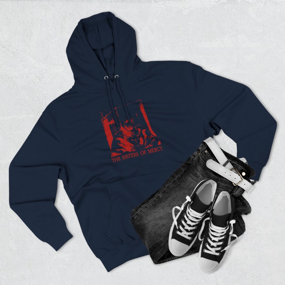 The Sisters Of Mercy Red Scream Three-Panel Fleece Hoodie