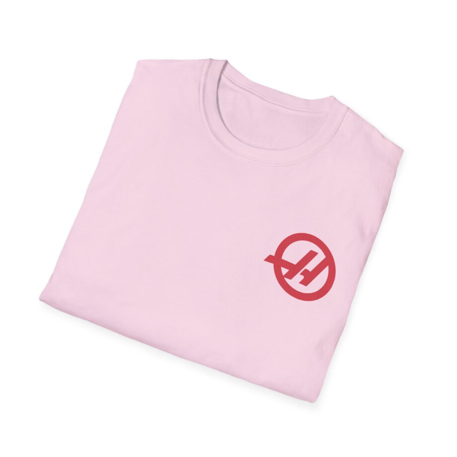Haas F1 Small Logo Unisex Softstyle T-Shirt