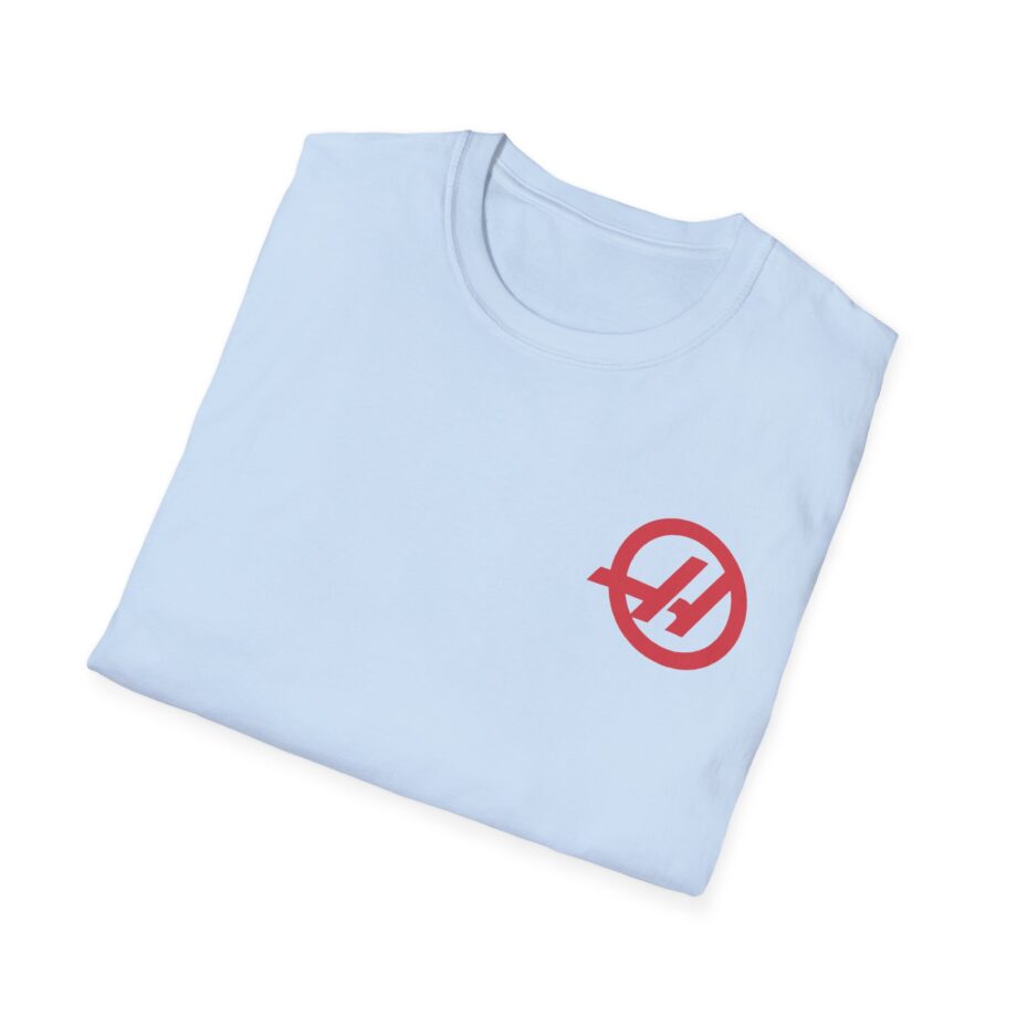 Haas F1 Small Logo Unisex Softstyle T-Shirt