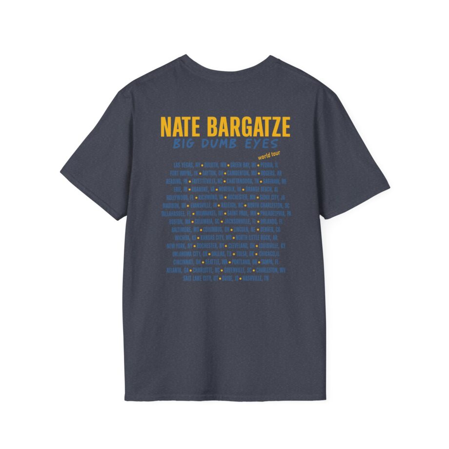 Nate Bargatze Big Dumb Eyes Tour Unisex Softstyle T-Shirt
