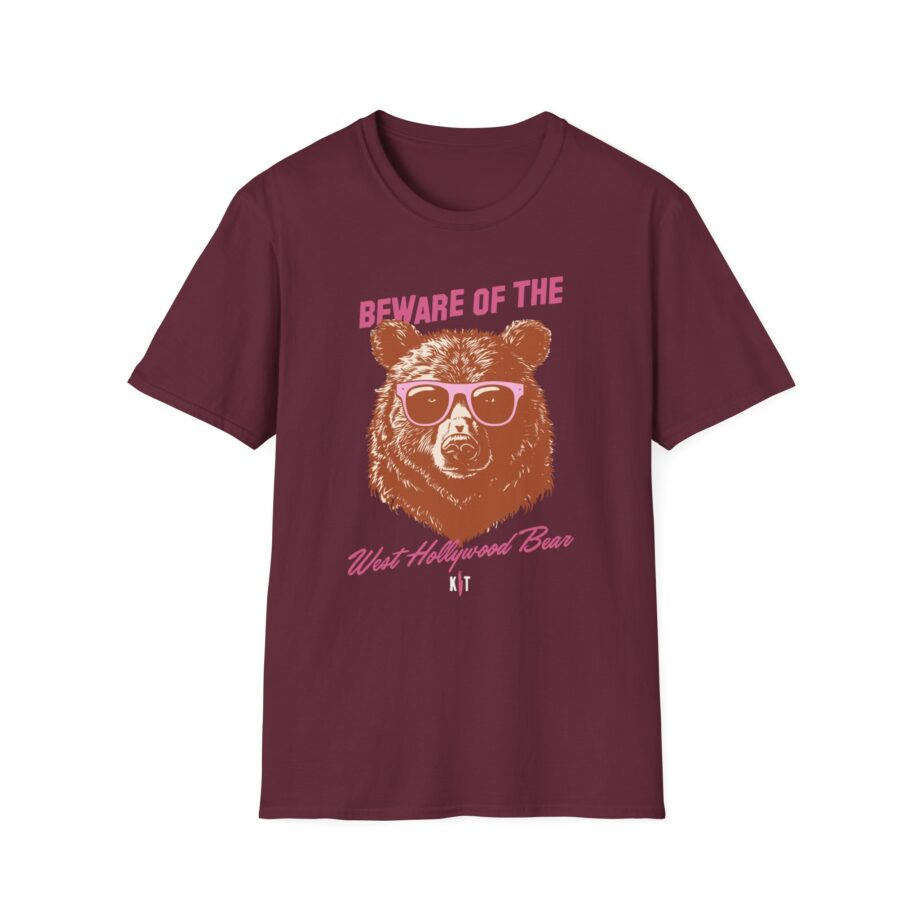 Kill Tony West Hollywood Bear Unisex Softstyle T-Shirt