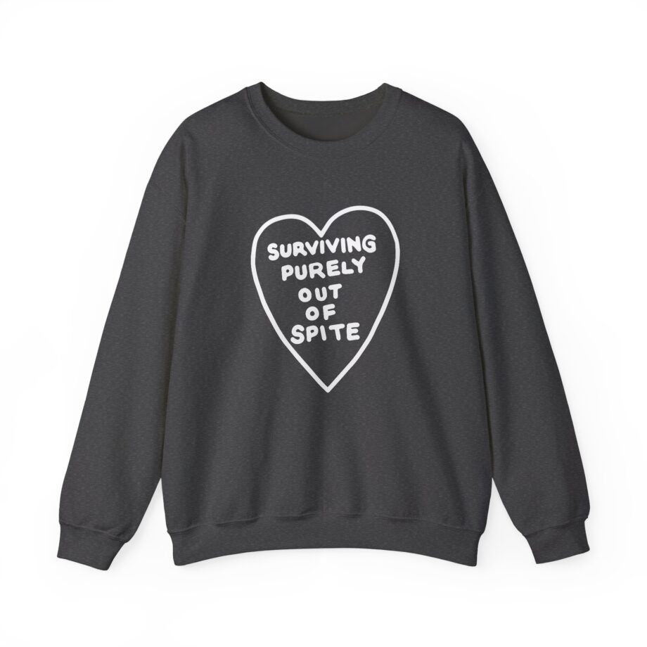 Elyse Myers Surviving Purely Out of Spite Unisex Heavy Blend™ Crewneck Sweatshirt