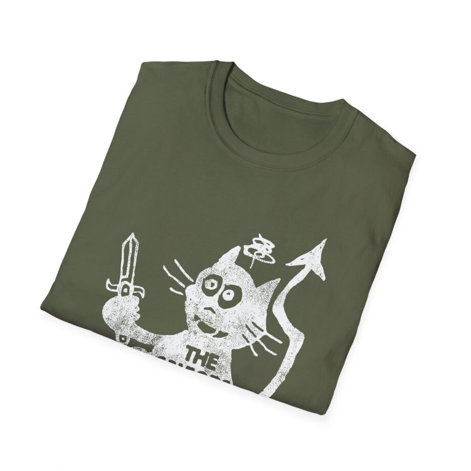 Green Day Cat and Sword Unisex Softstyle T-shirt