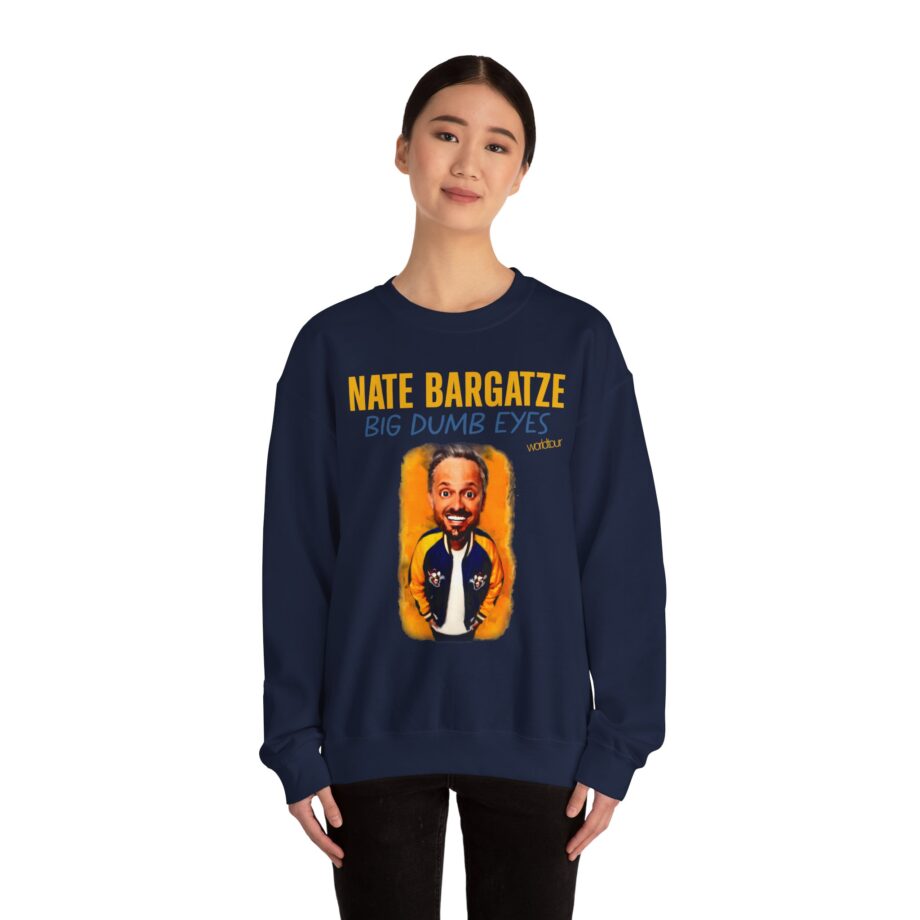 Nate Bargatze Big Dumb Eyes Tour Unisex Heavy Blend™ Crewneck Sweatshirt