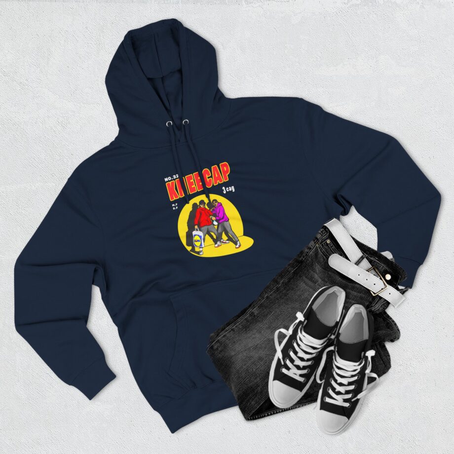 Kneecap Three-Panel Fleece Hoodie