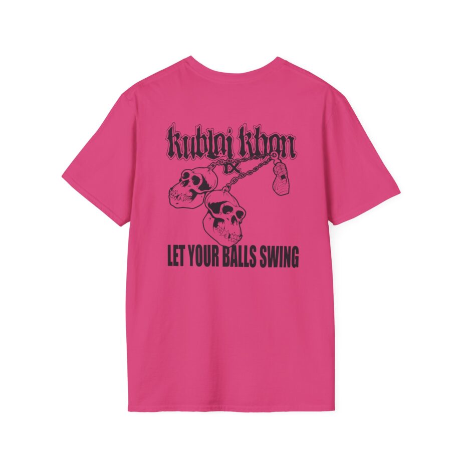 Kublai Khan - Let the Balls Swing Natural Unisex Softstyle T-shirt