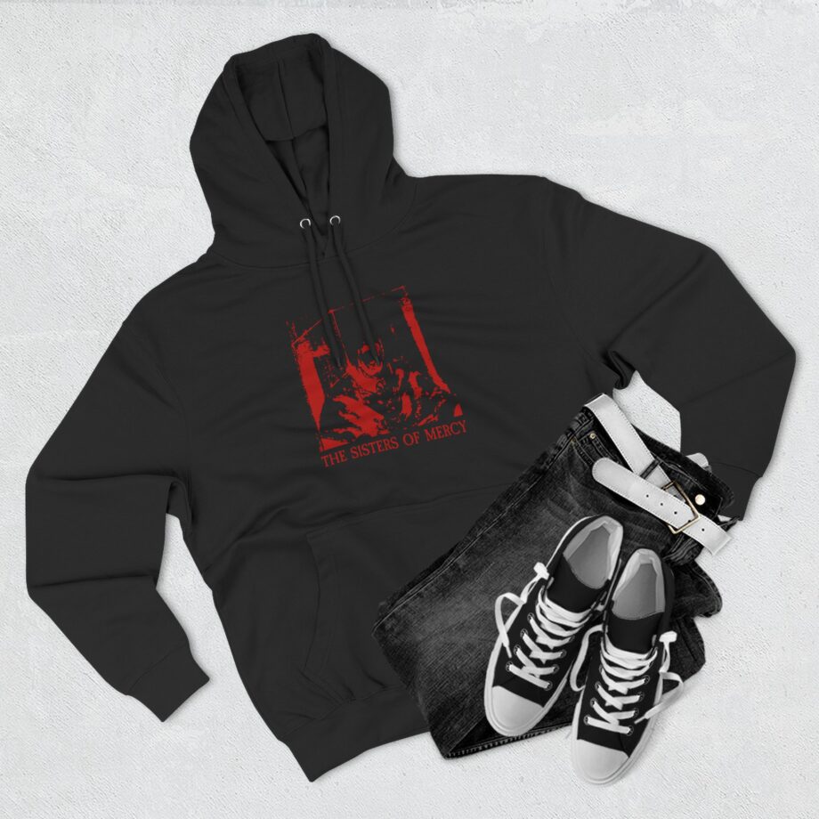 The Sisters Of Mercy Red Scream Three-Panel Fleece Hoodie